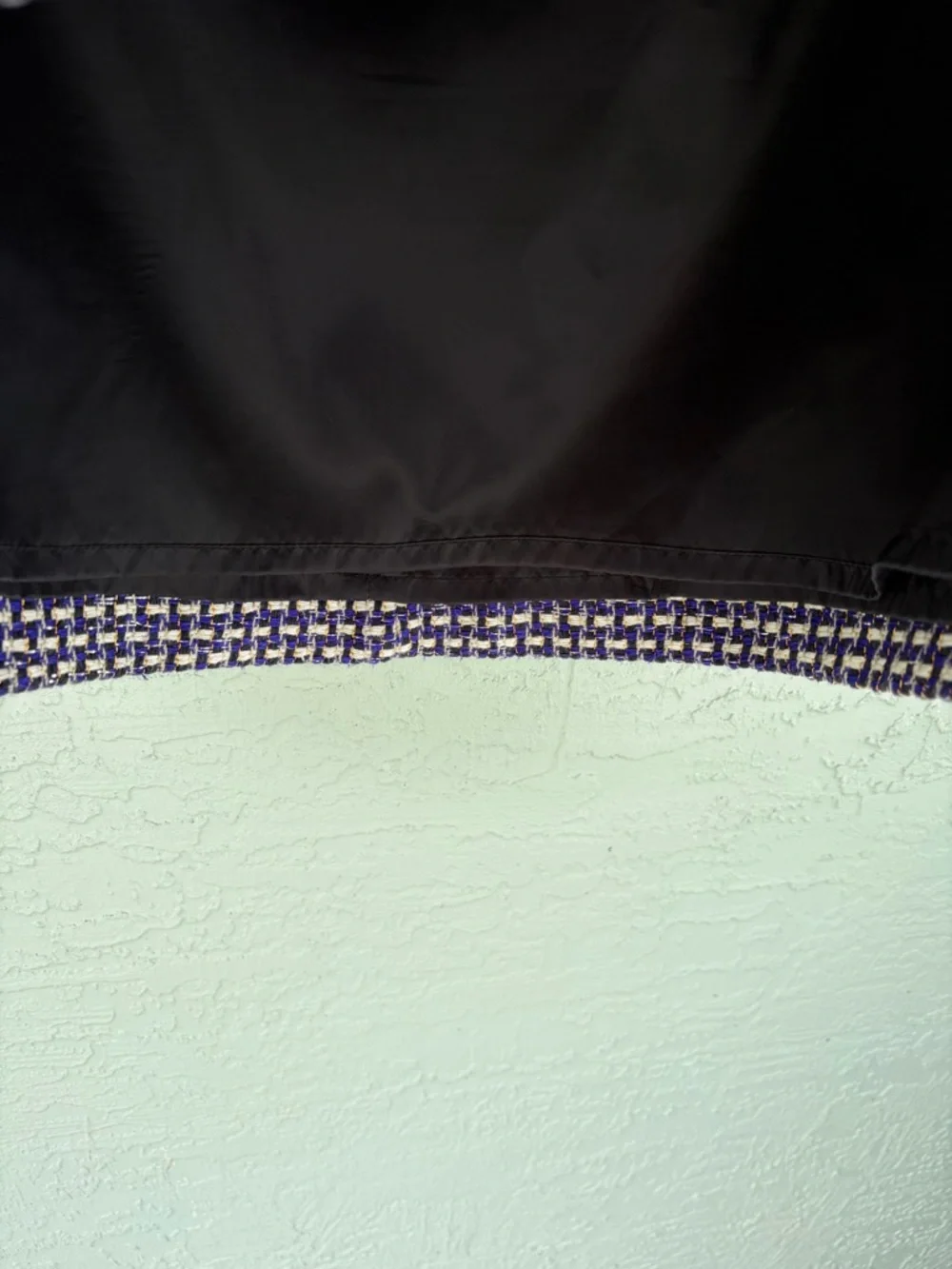 Crew Tweed Silk Blend Purple Gold Postage Stamp Mini Skirt Sz 4
